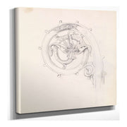 Sketchbook Study For Head Of Crozier by Sir Edward Coley Burne Jones