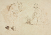 Sketches Figures And Animals by Thomas Gainsborough