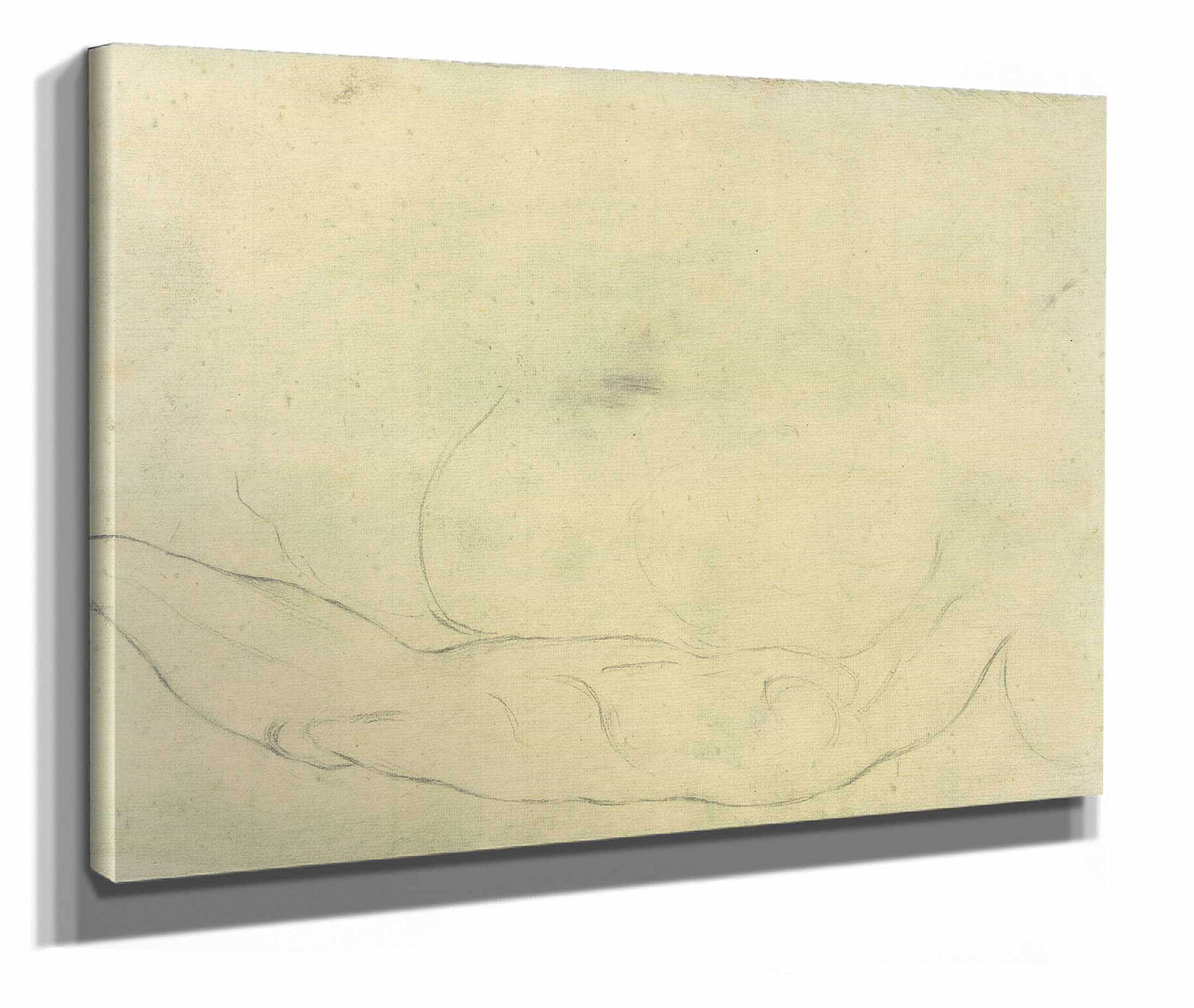 Sketches Of Male Bodies Possibly After Michelangeolo  by Joseph Wright Of Derby