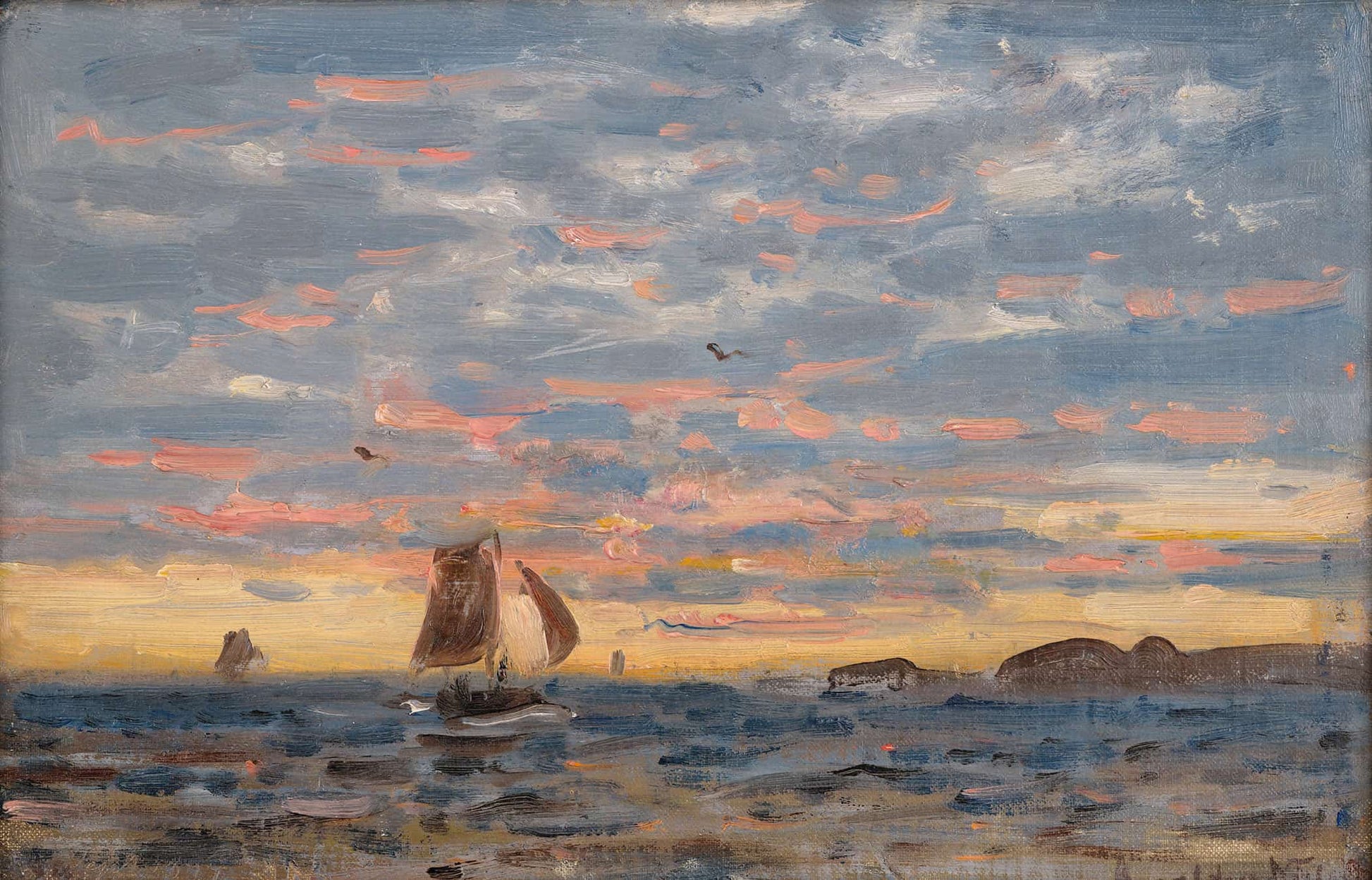 Skisse by Amaldus Nielsen