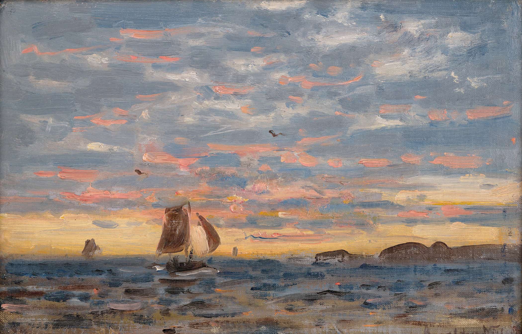 Skisse by Amaldus Nielsen