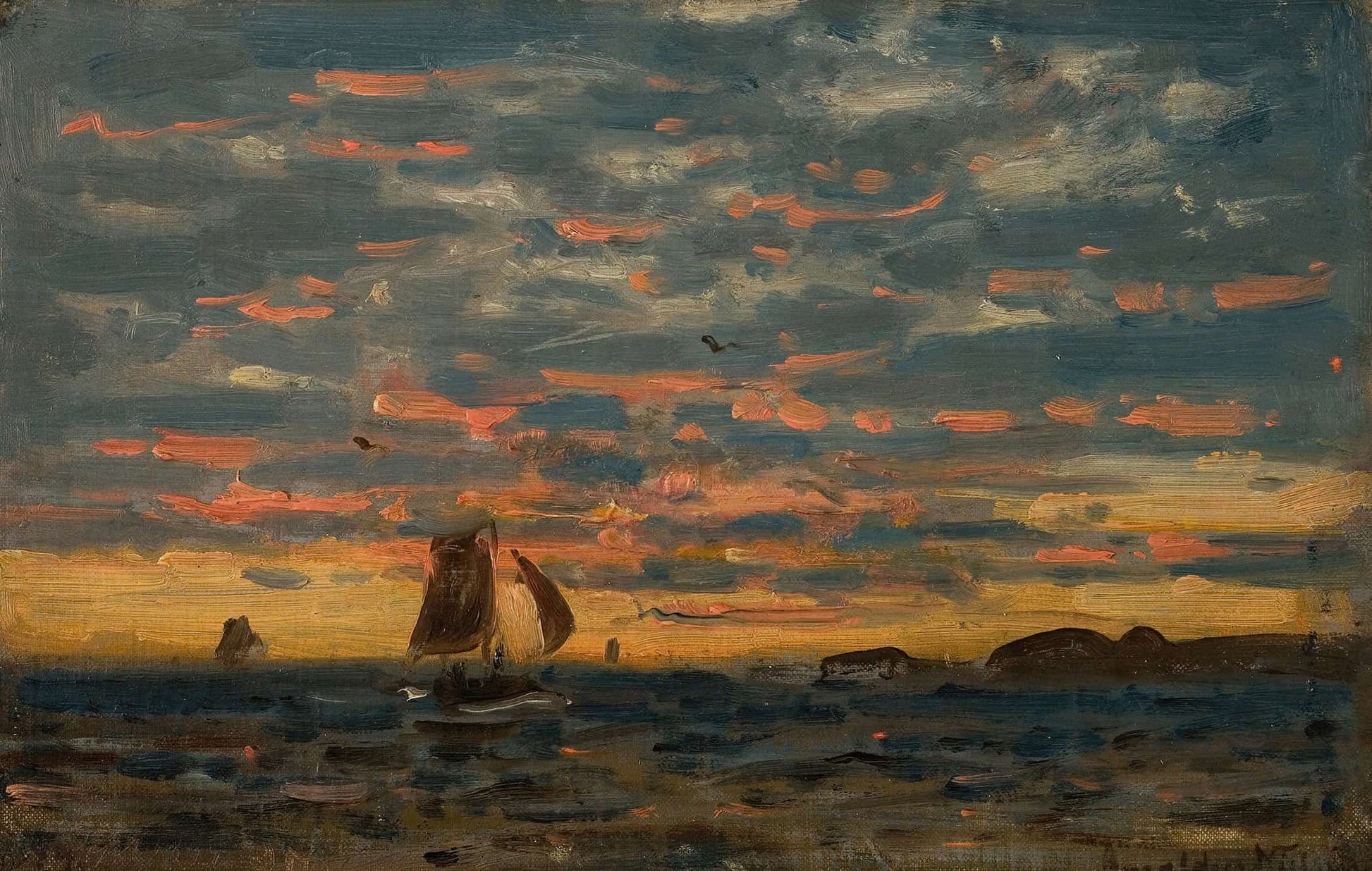 Skisse by Amaldus Nielsen
