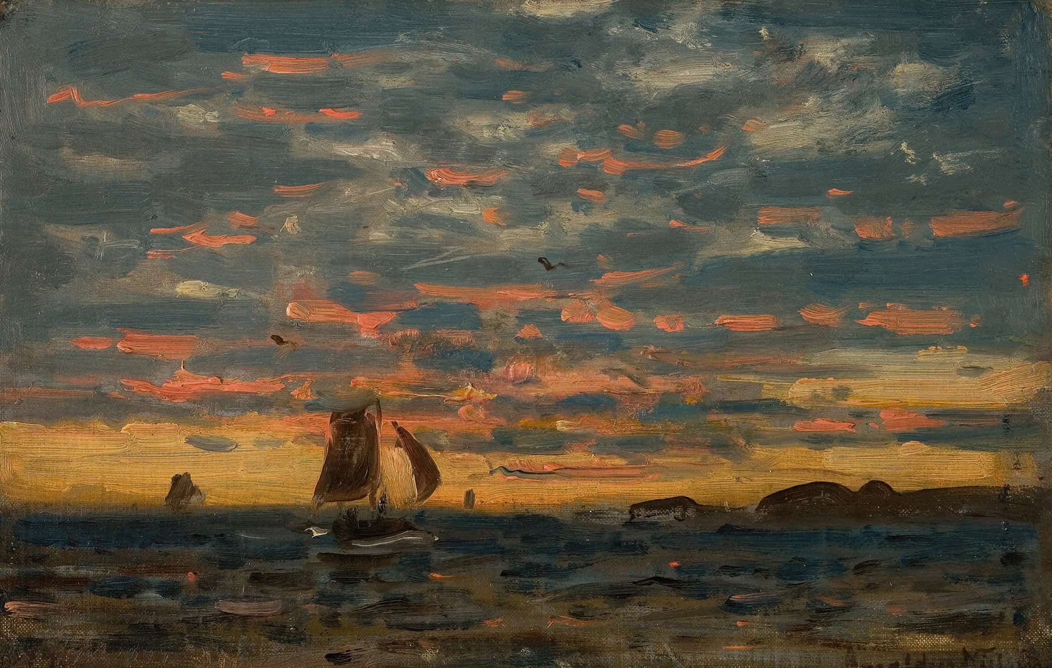 Skisse by Amaldus Nielsen