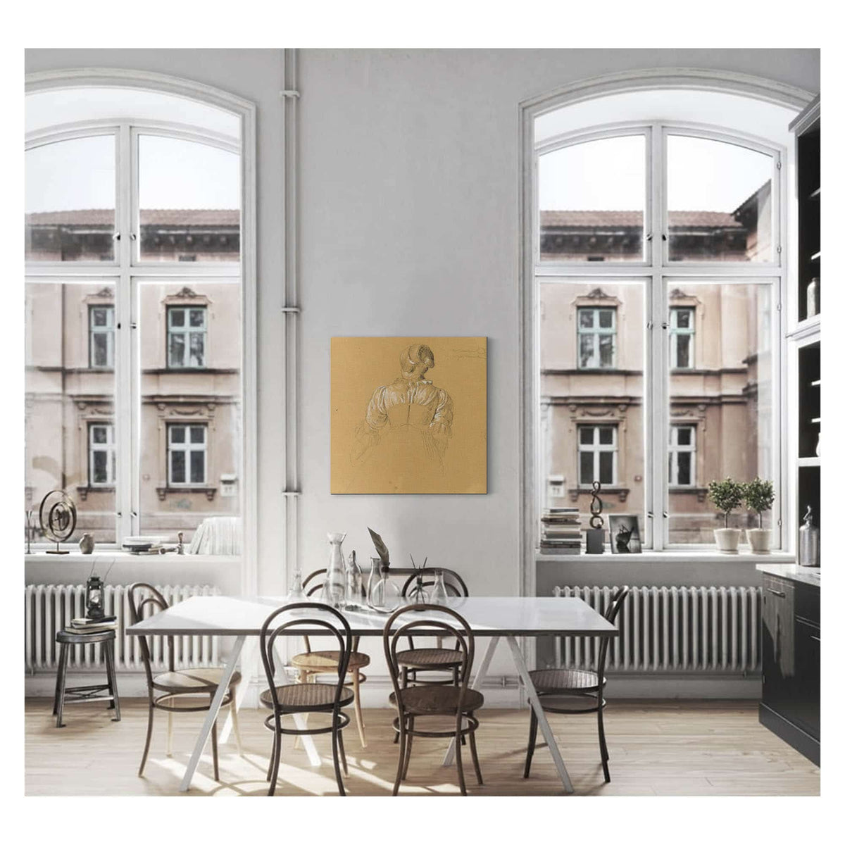 Skizze Eines Madchens Zur Szene Aus Dem Tiroler Freiheitskampf by Johann Peter Krafft