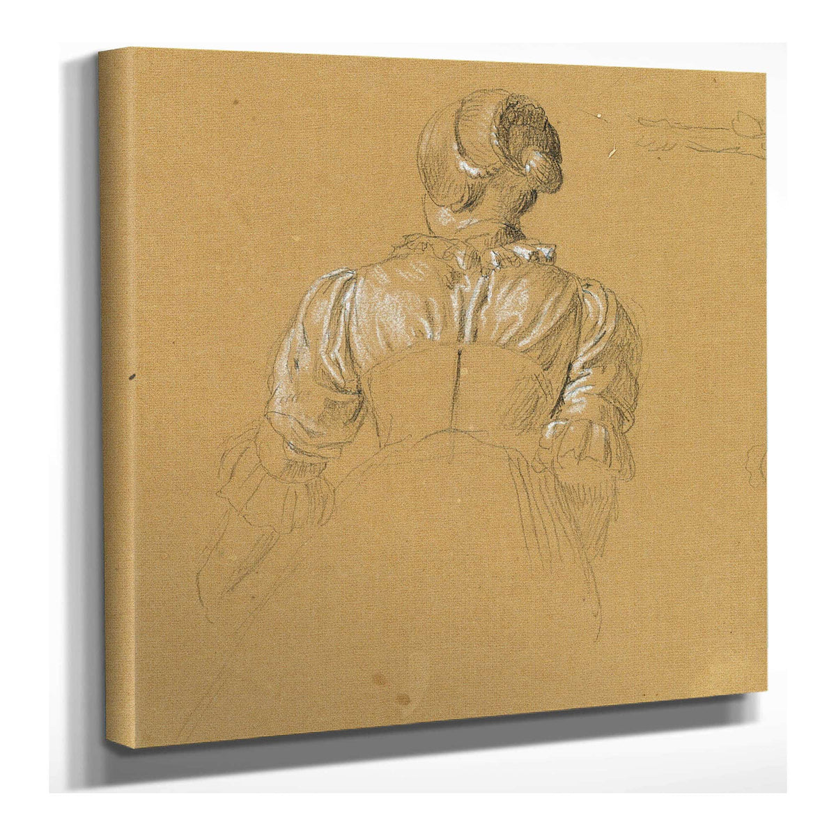 Skizze Eines Madchens Zur Szene Aus Dem Tiroler Freiheitskampf by Johann Peter Krafft