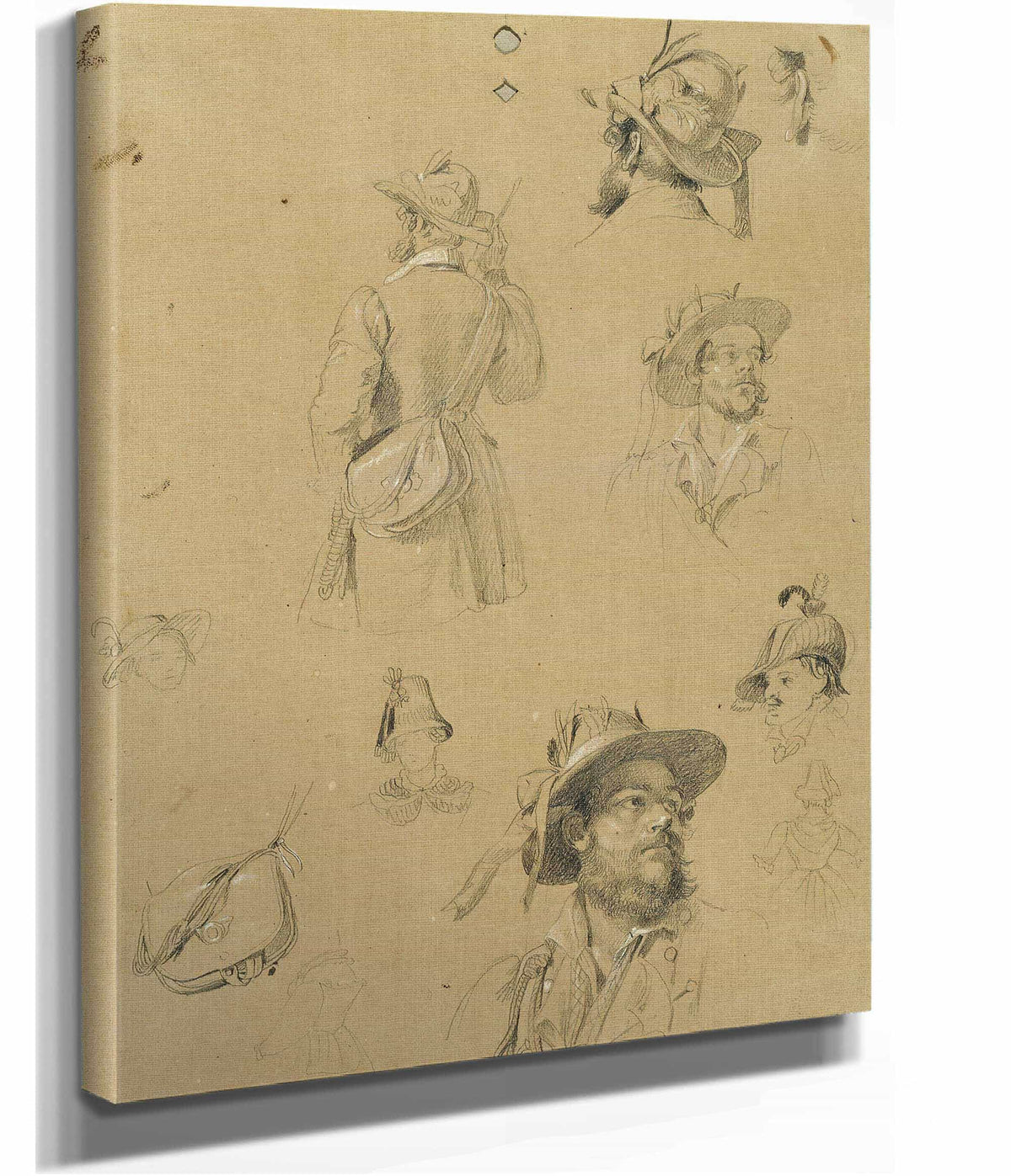 Skizze Zur Szene Aus Dem Tiroler Freiheitskampf by Johann Peter Krafft