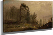 Skogparti I Take by Amaldus Nielsen