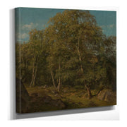 Skogparti. Skogsfjord Mandal by Amaldus Nielsen