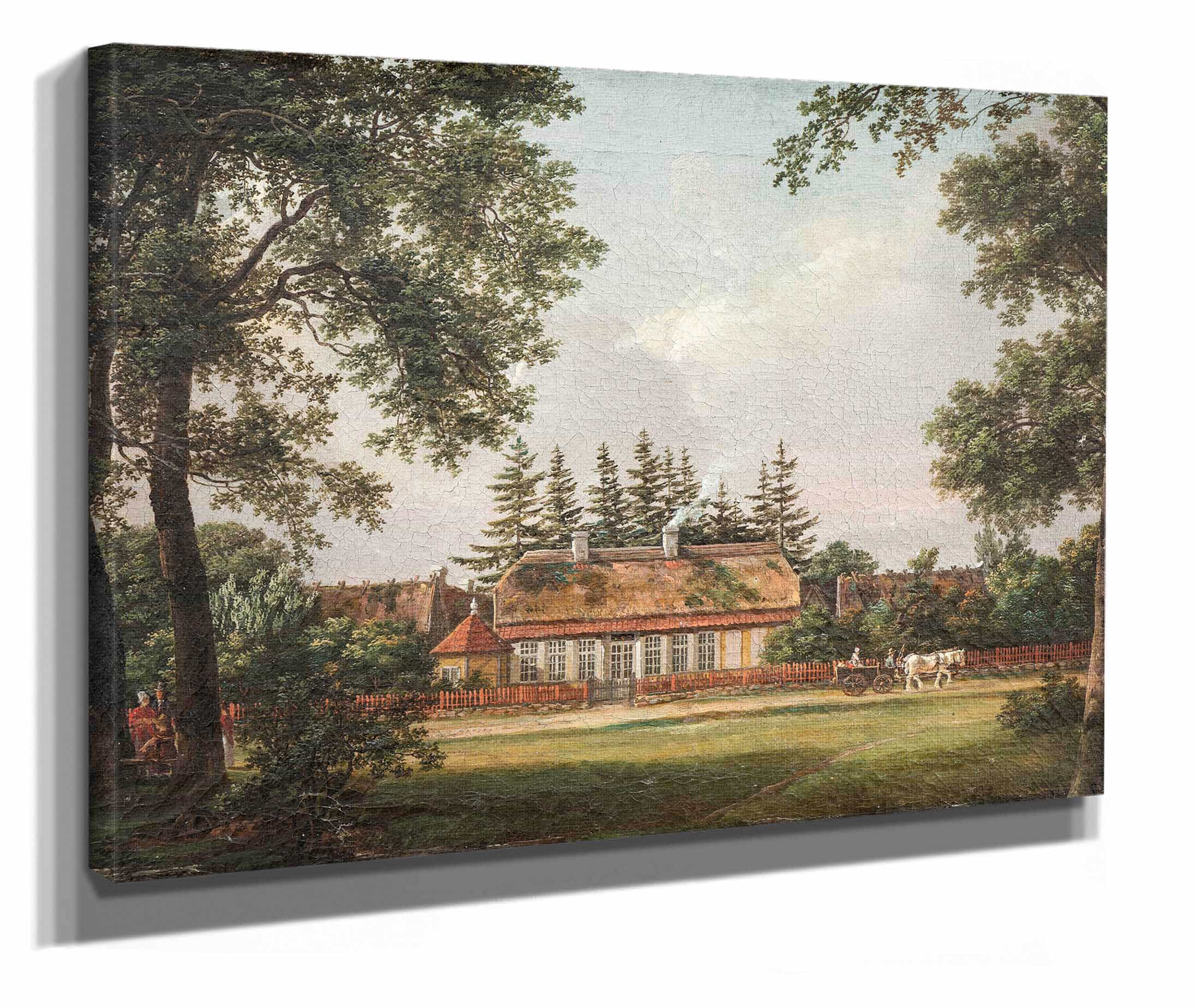 Skovlyst A Foresters House Hillerod by Johan Christian Dahl