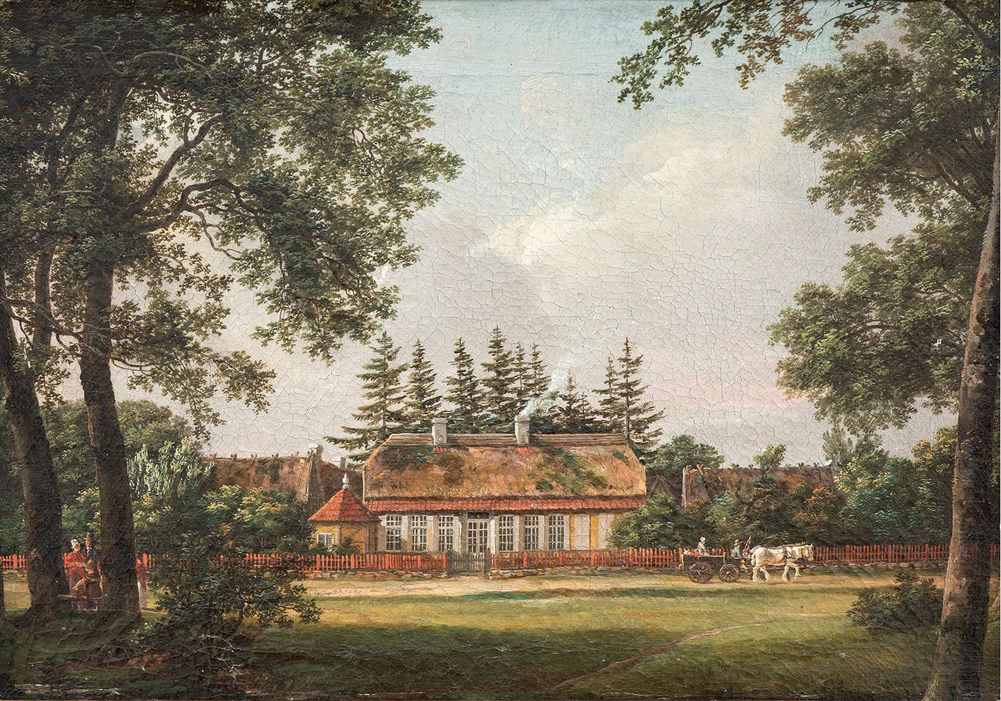 Skovlyst A Foresters House Hillerod by Johan Christian Dahl