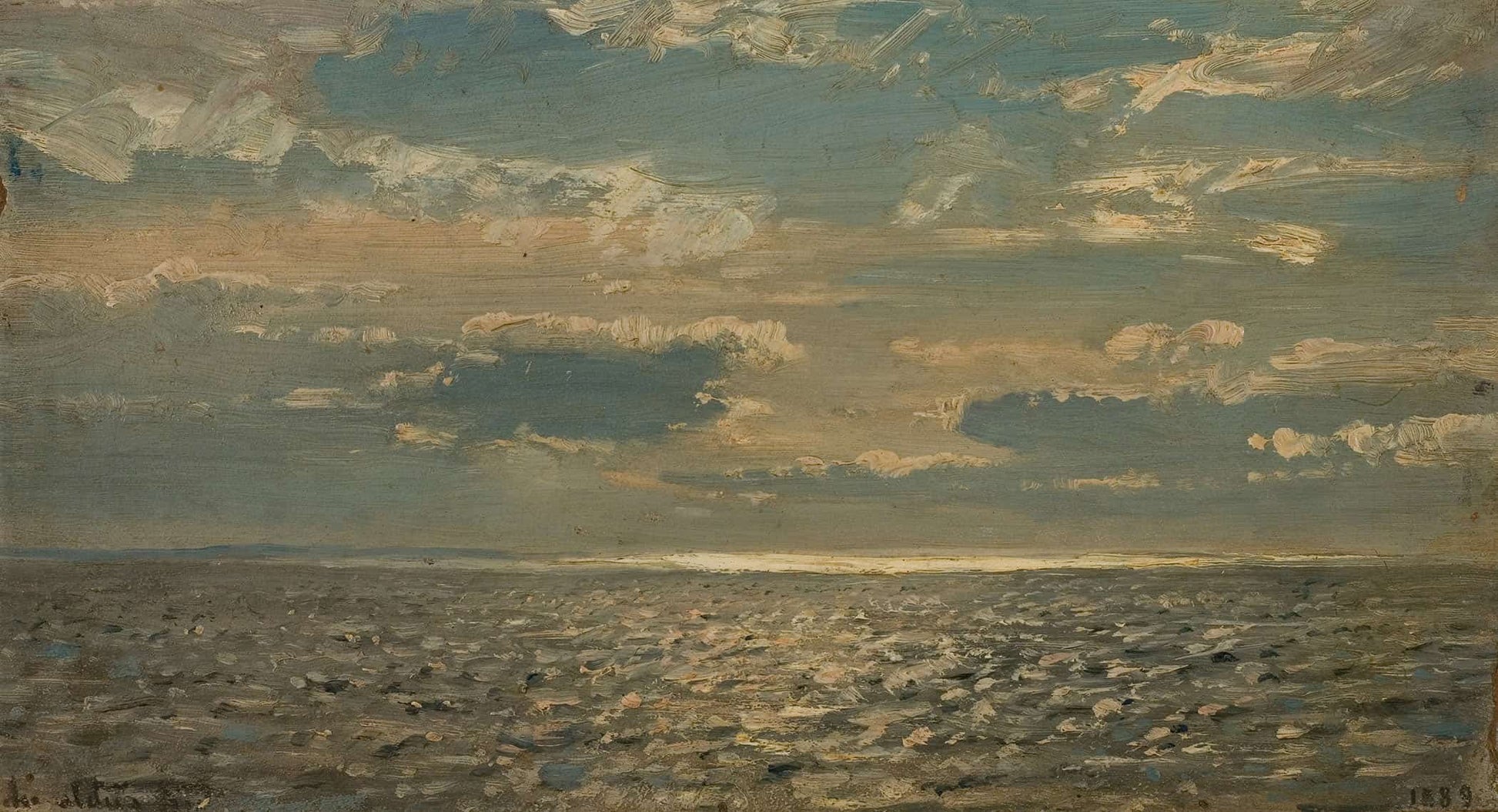 Skyet Vaer by Amaldus Nielsen