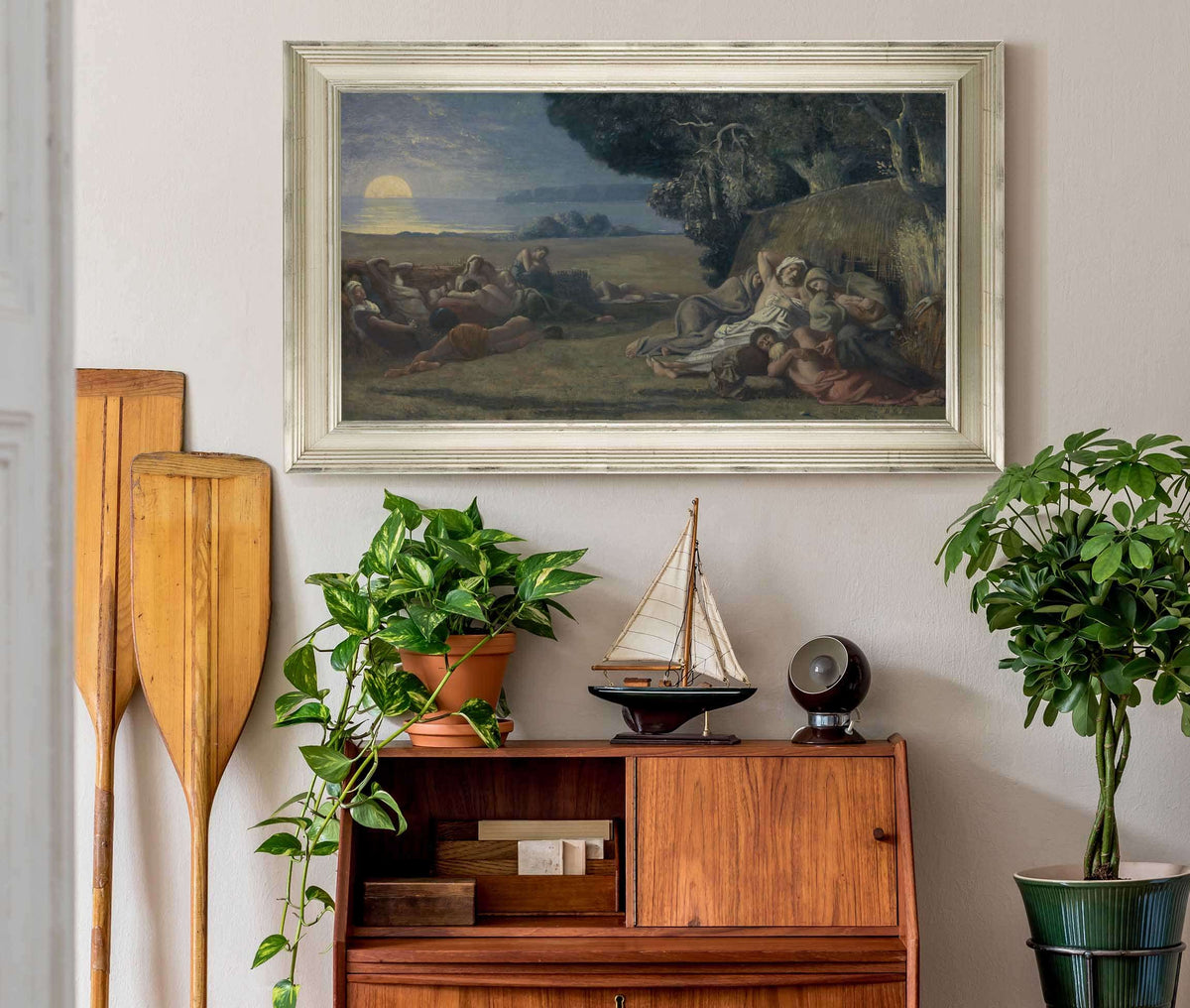 Sleep   by Pierre Puvis De Chavannes