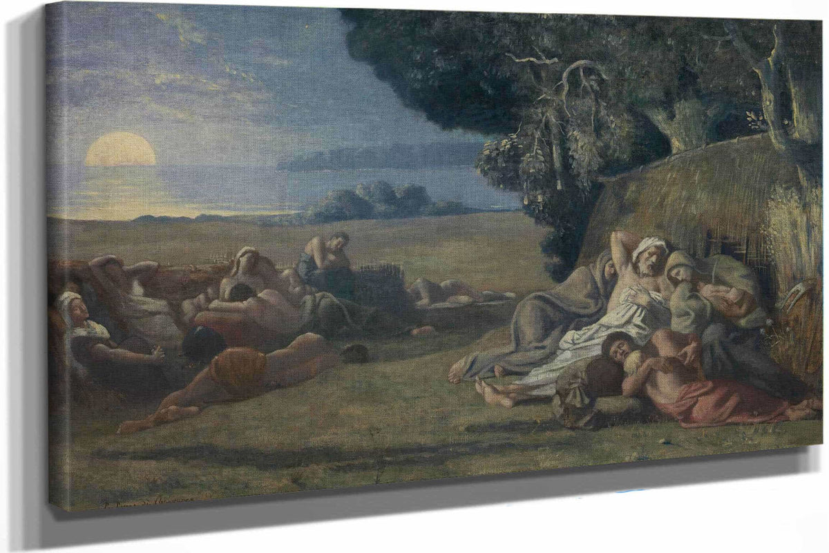 Sleep   by Pierre Puvis De Chavannes