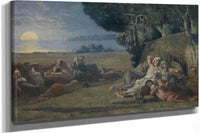 Sleep   by Pierre Puvis De Chavannes