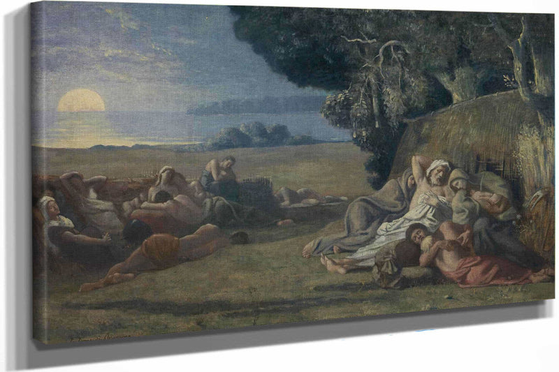 Sleep   by Pierre Puvis De Chavannes