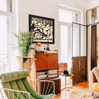 Sleeping Shepherdess Schlafende Hirtin by Franz Marc