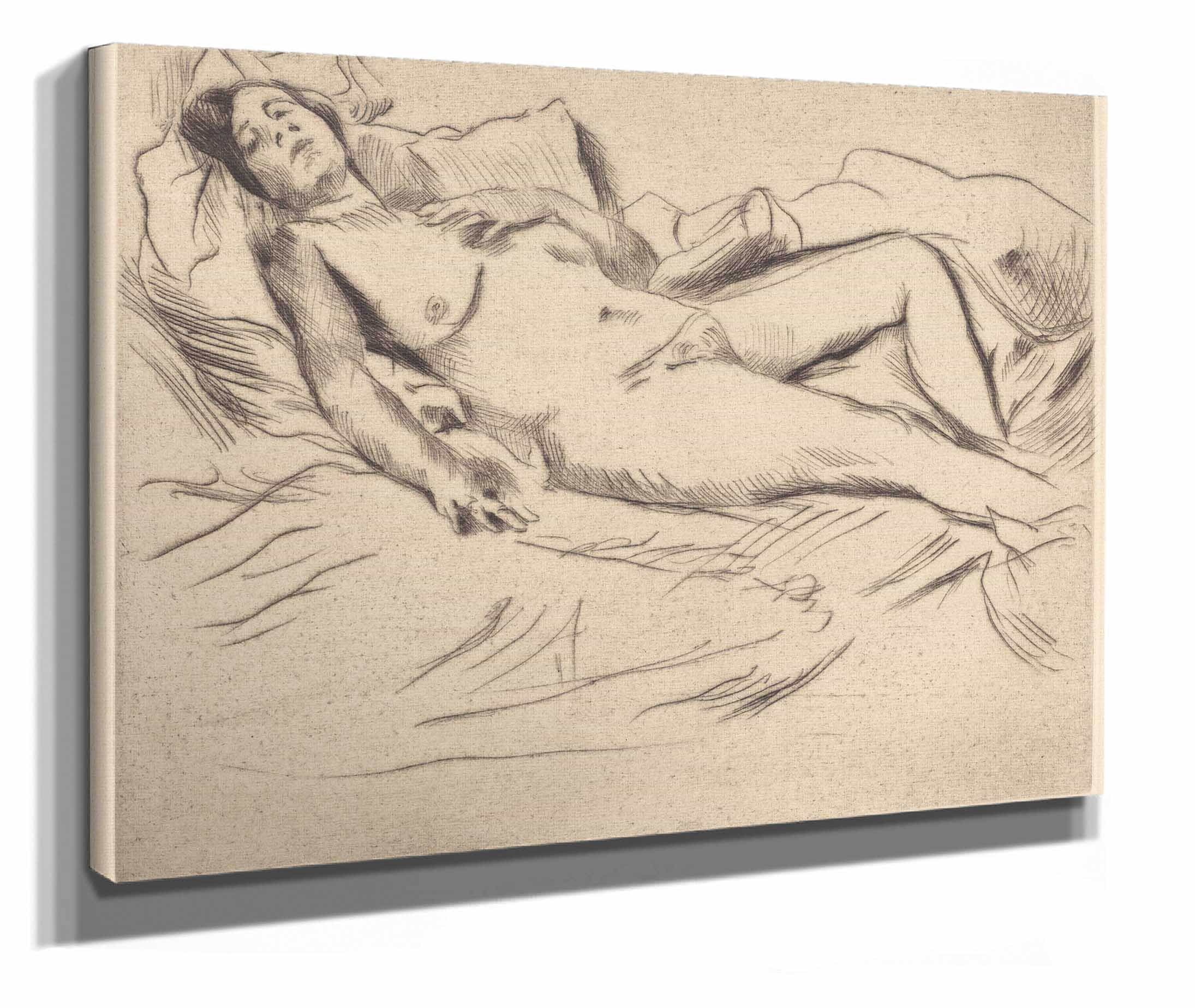 Sleeping Woman Schlafende by Lovis Corinth