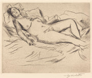 Sleeping Woman Schlafende by Lovis Corinth