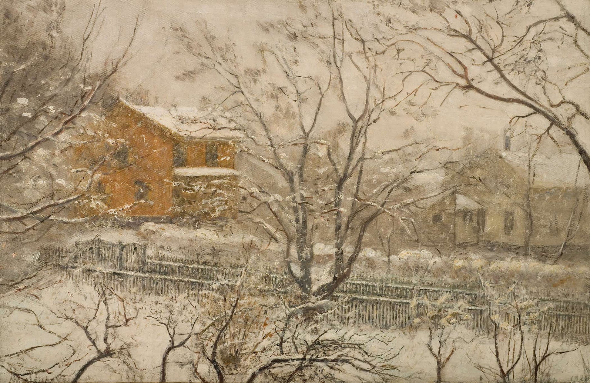 Sludd Fra Ateliervinduet by Amaldus Nielsen