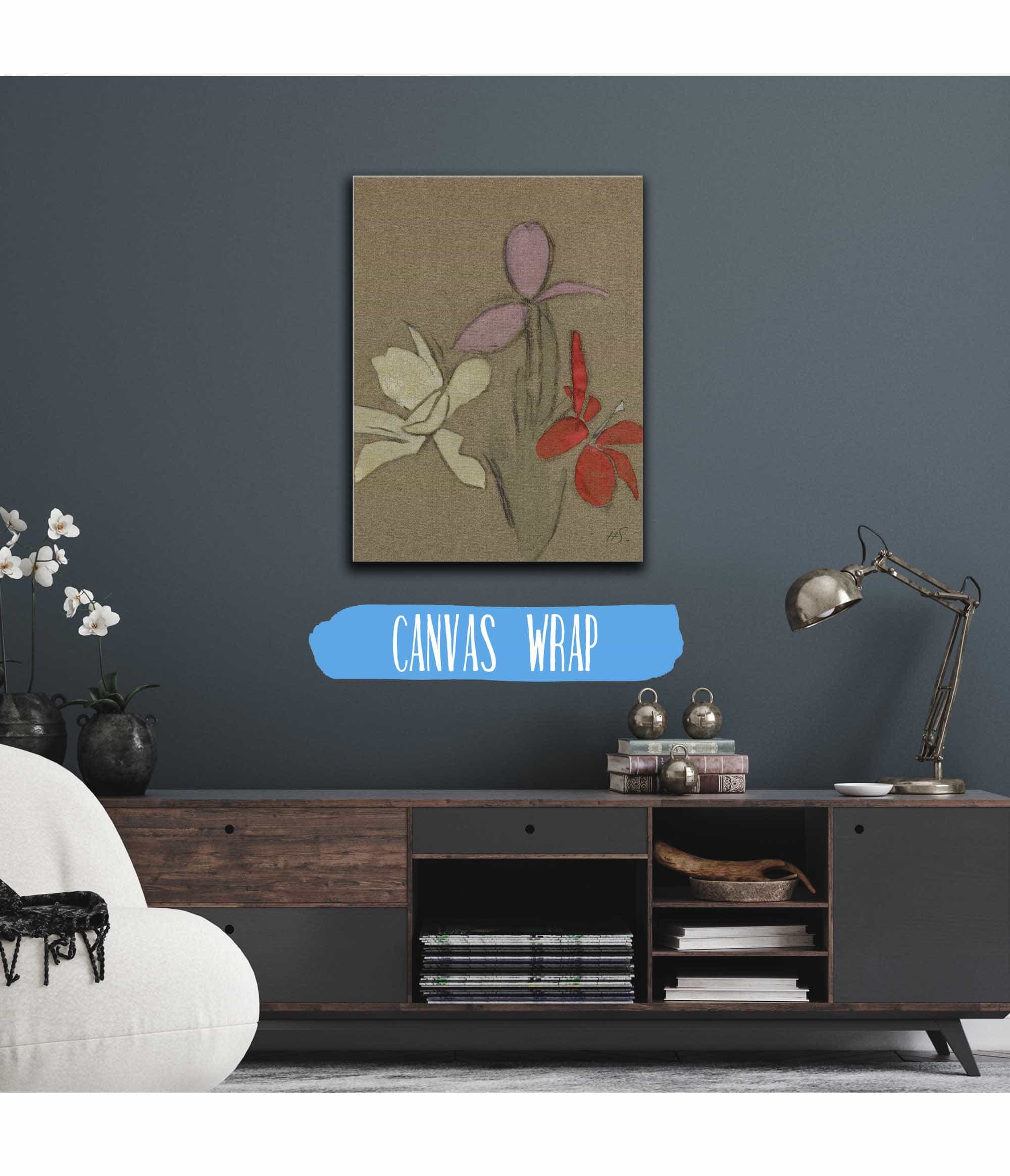 Small Lilies by Helene Schjerfbeck
