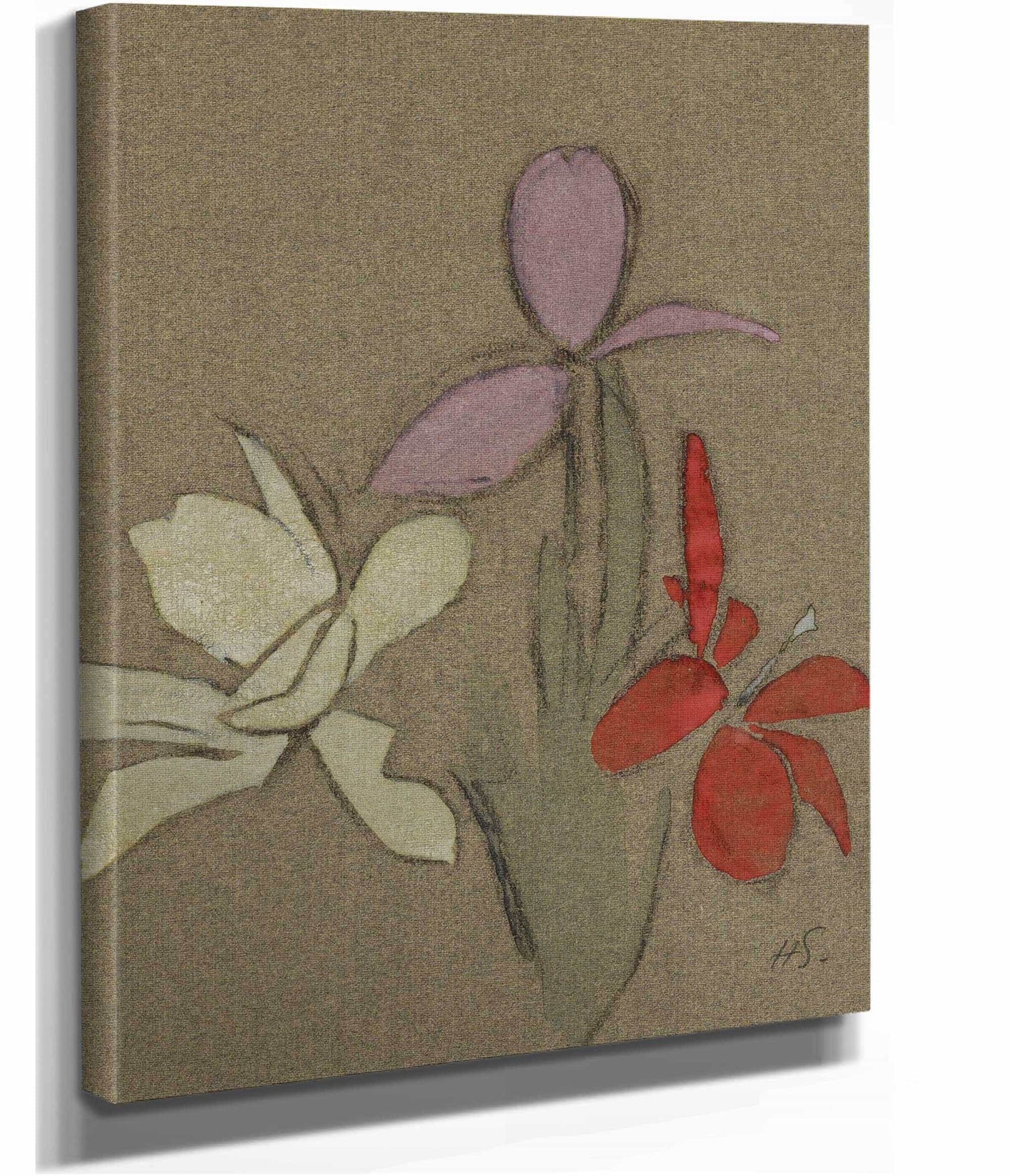 Small Lilies by Helene Schjerfbeck