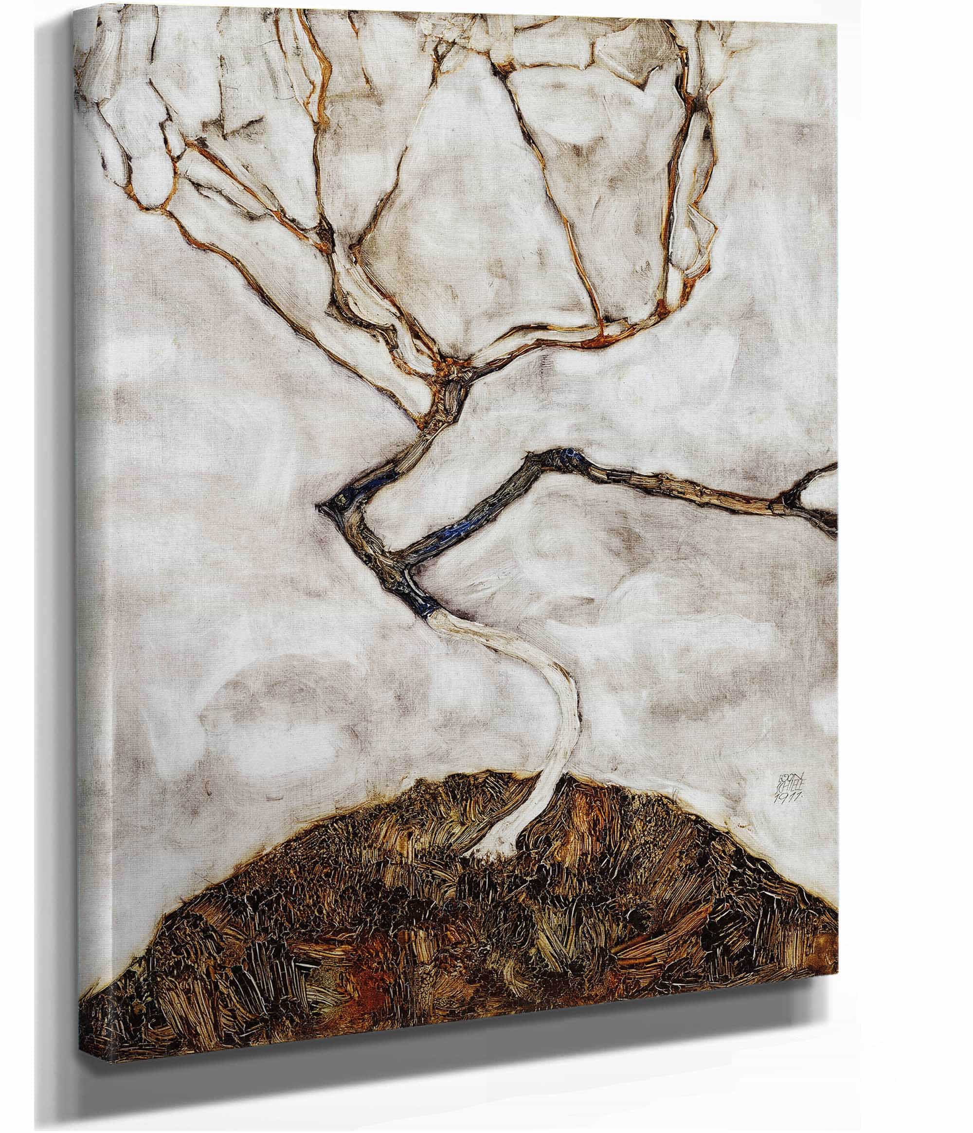 Small Tree In Late Autumn by Egon Schiele