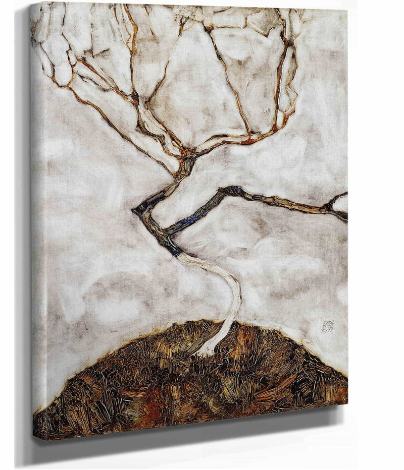 Small Tree In Late Autumn by Egon Schiele