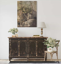 Small Waterfall In Forest by Thomas Sully