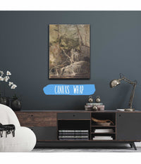 Small Waterfall In Forest by Thomas Sully