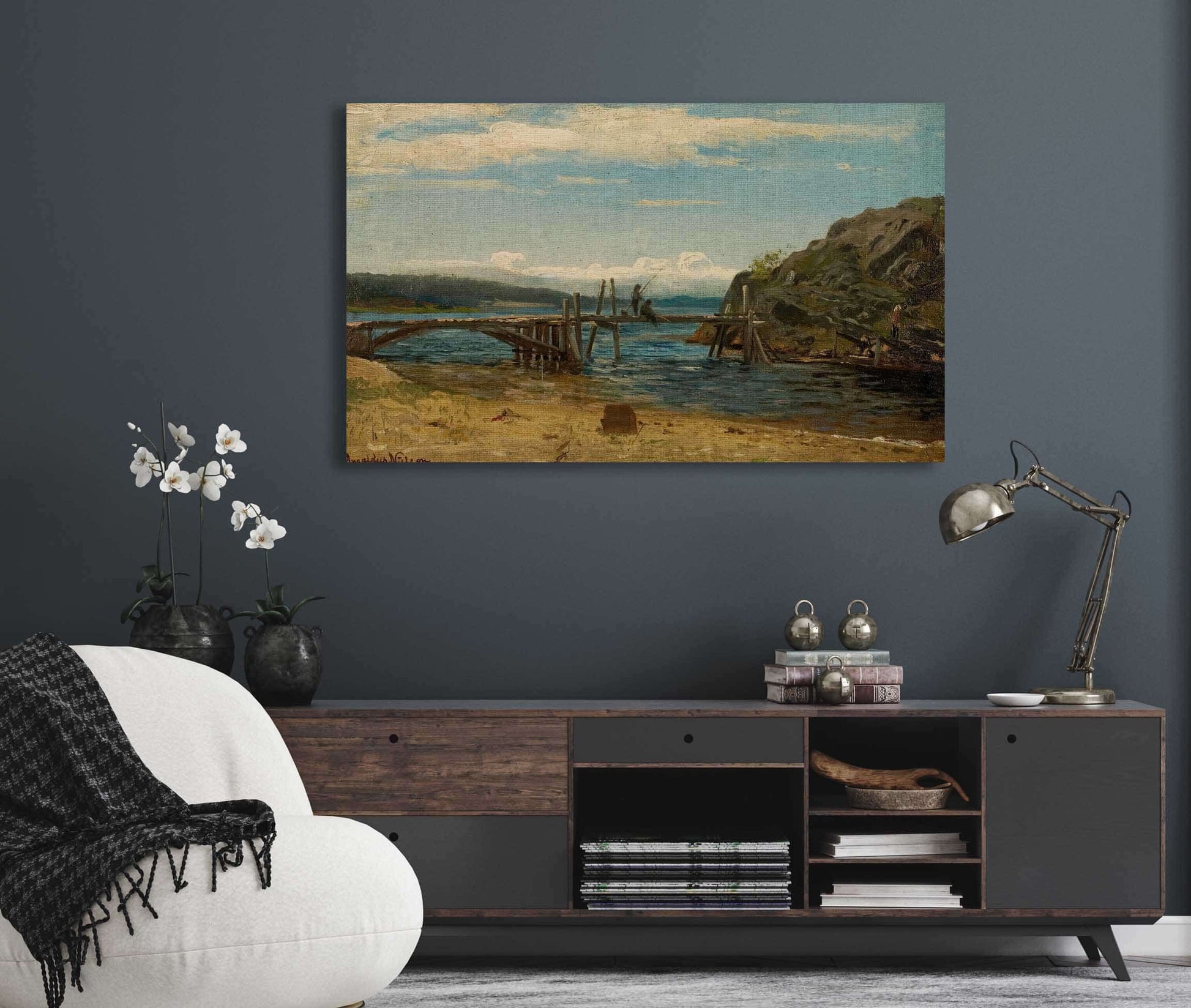 Smalsund Mandal by Amaldus Nielsen