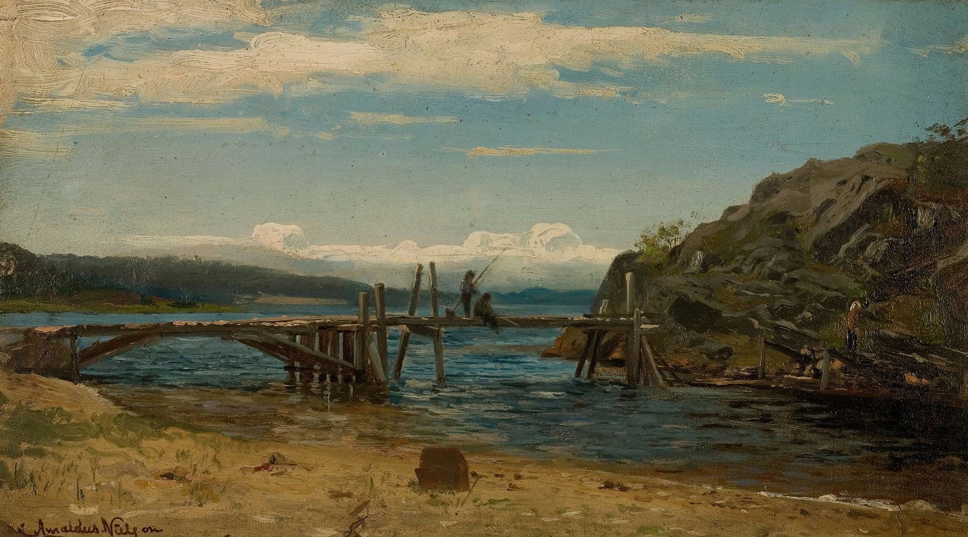 Smalsund Mandal by Amaldus Nielsen