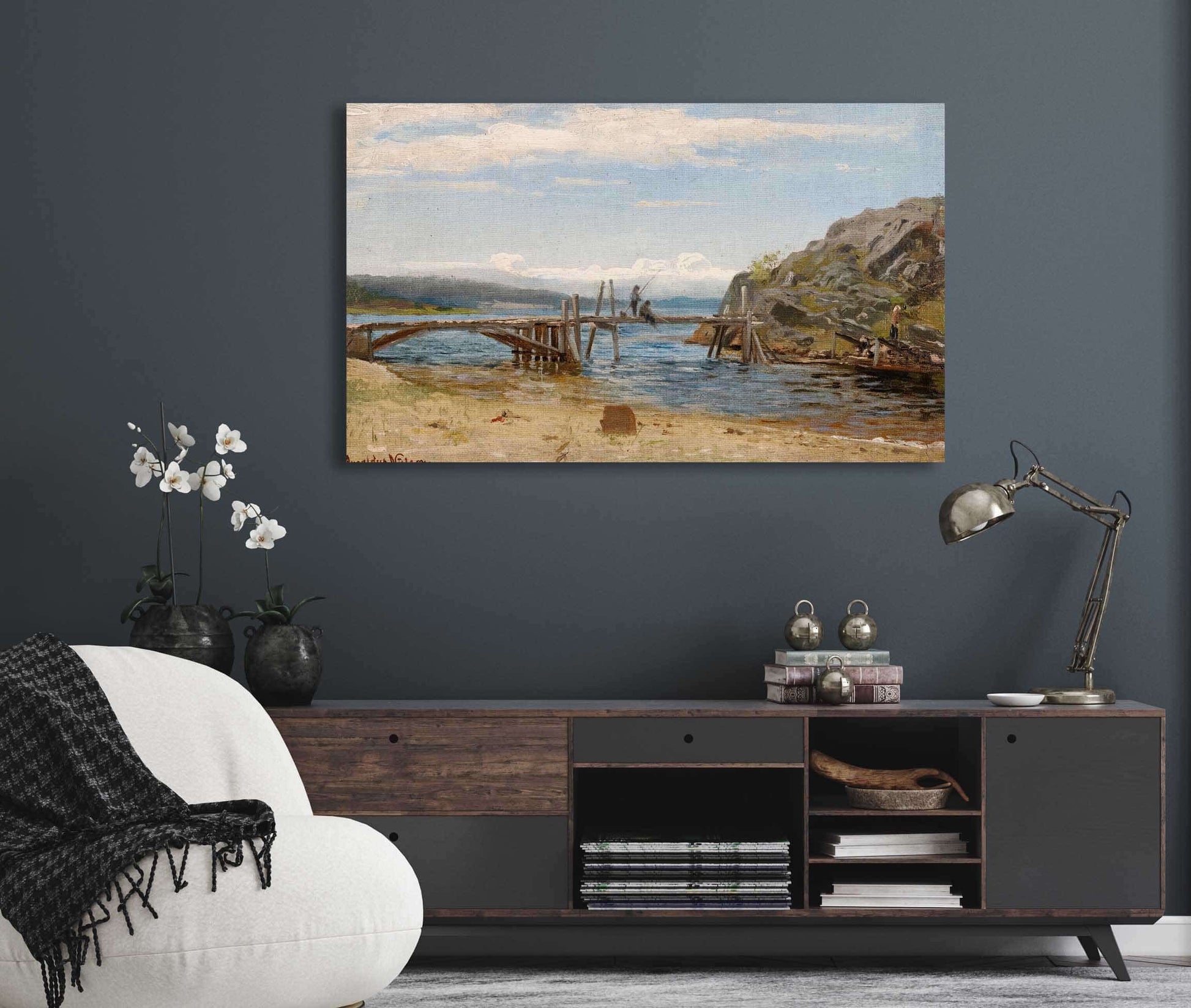 Smalsund Mandal by Amaldus Nielsen