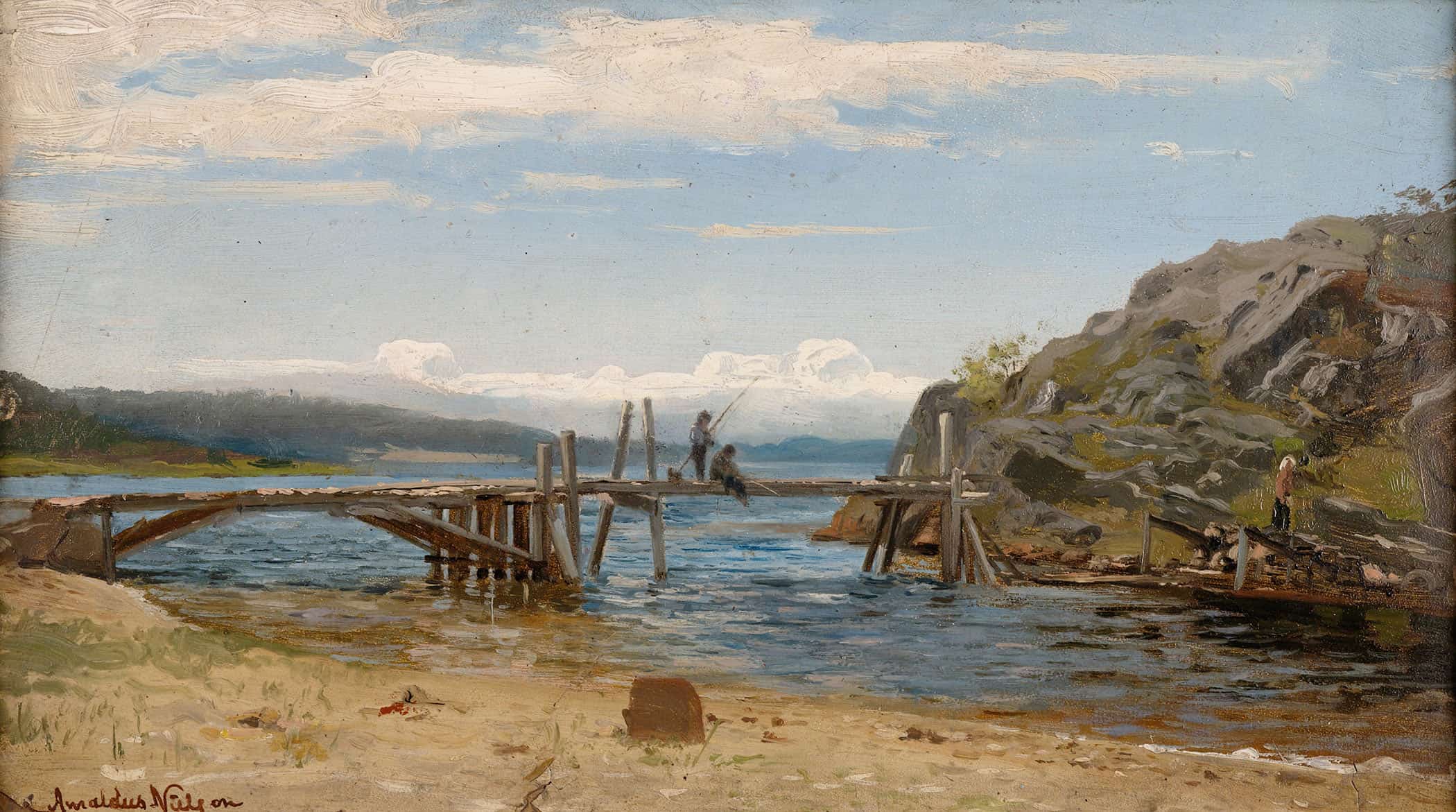Smalsund Mandal by Amaldus Nielsen