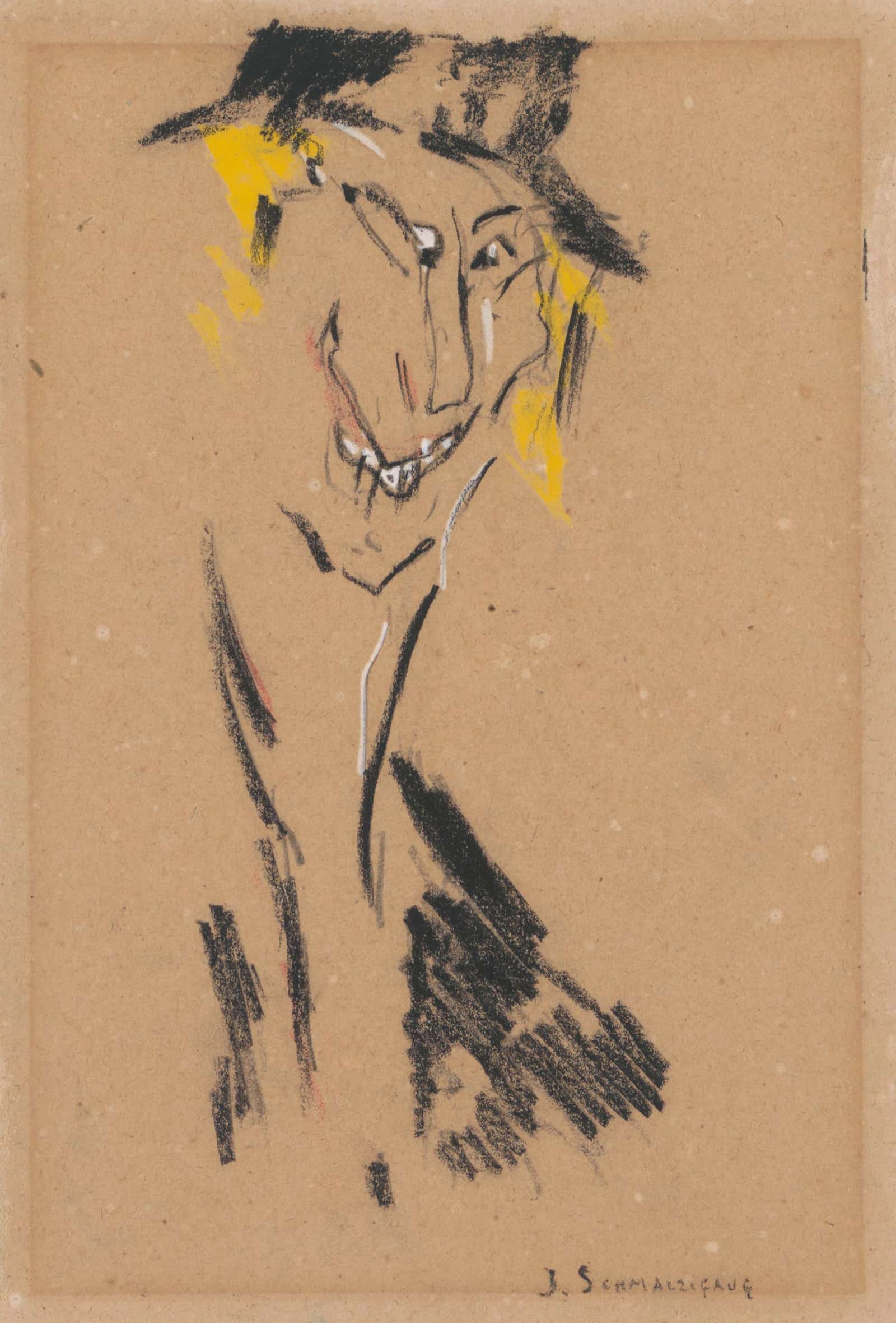 Smile Under A Hat by Jules Schmalzigaug