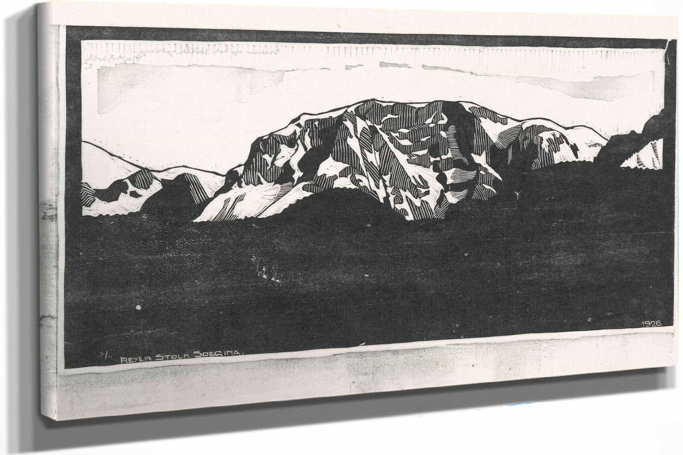 Sneeuw Op Het Hollengebirge by Reijer Stolk