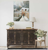 Snow At Louveciennes by Alfred Sisley