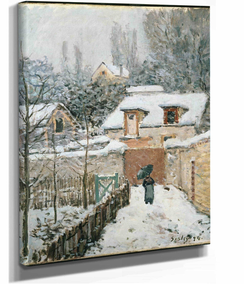 Snow At Louveciennes by Alfred Sisley