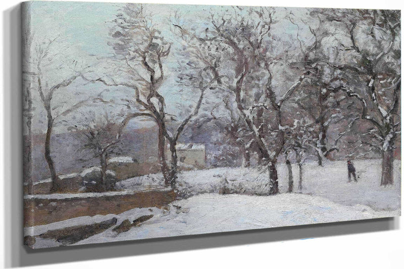 Snow At Louveciennes by Camille Pissarro