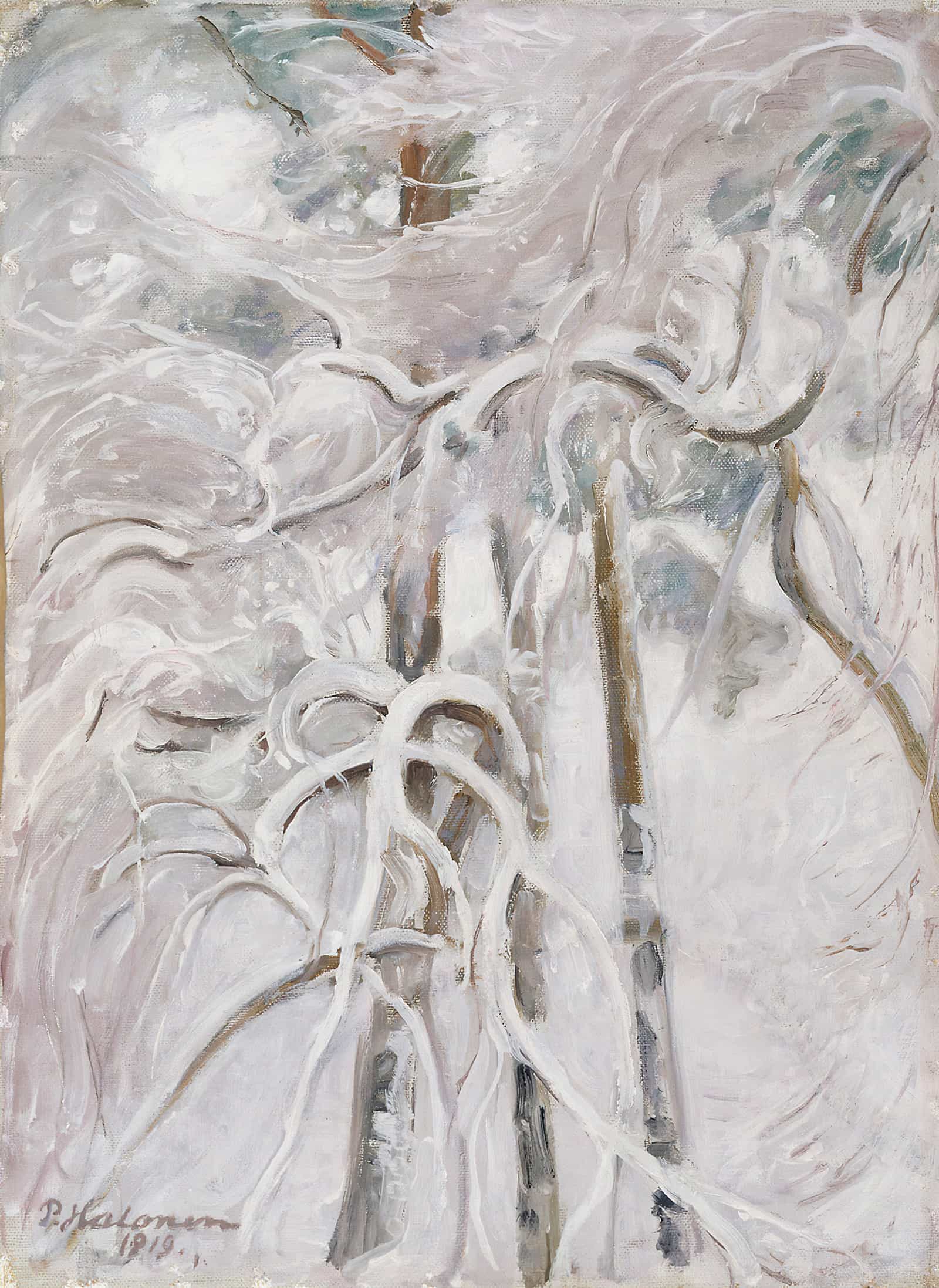 Snow Decked Pine by Pekka Halonen