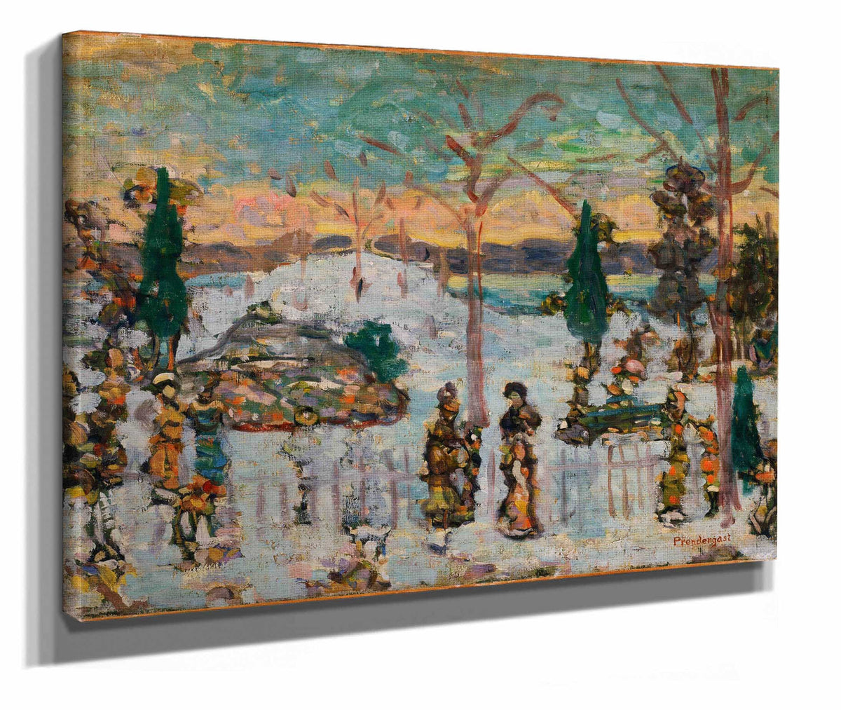 Snow In April by Maurice Prendergast