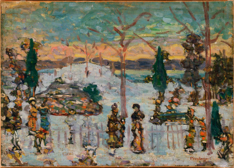 Snow In April by Maurice Prendergast