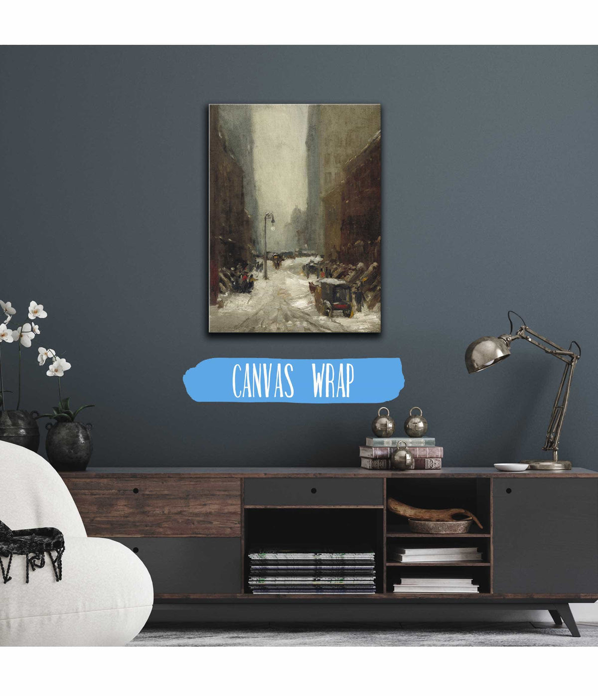 Snow In New York by Robert Henri