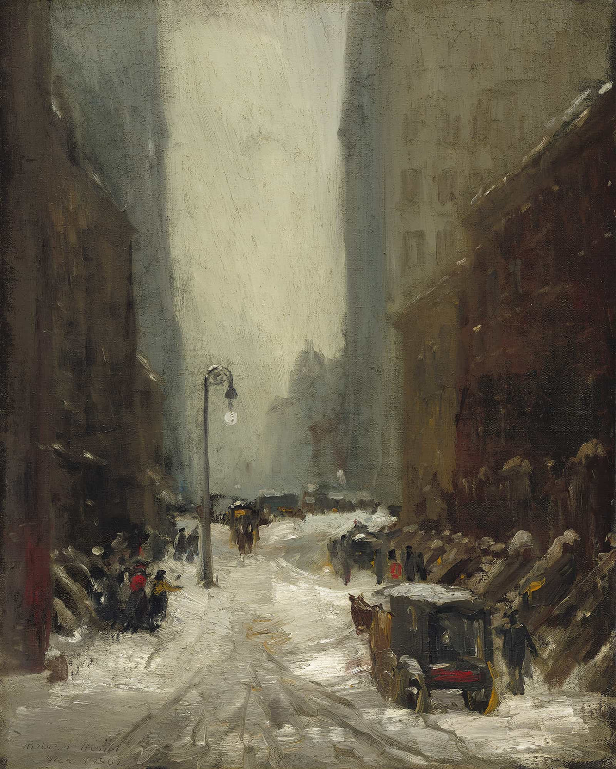 Snow In New York by Robert Henri