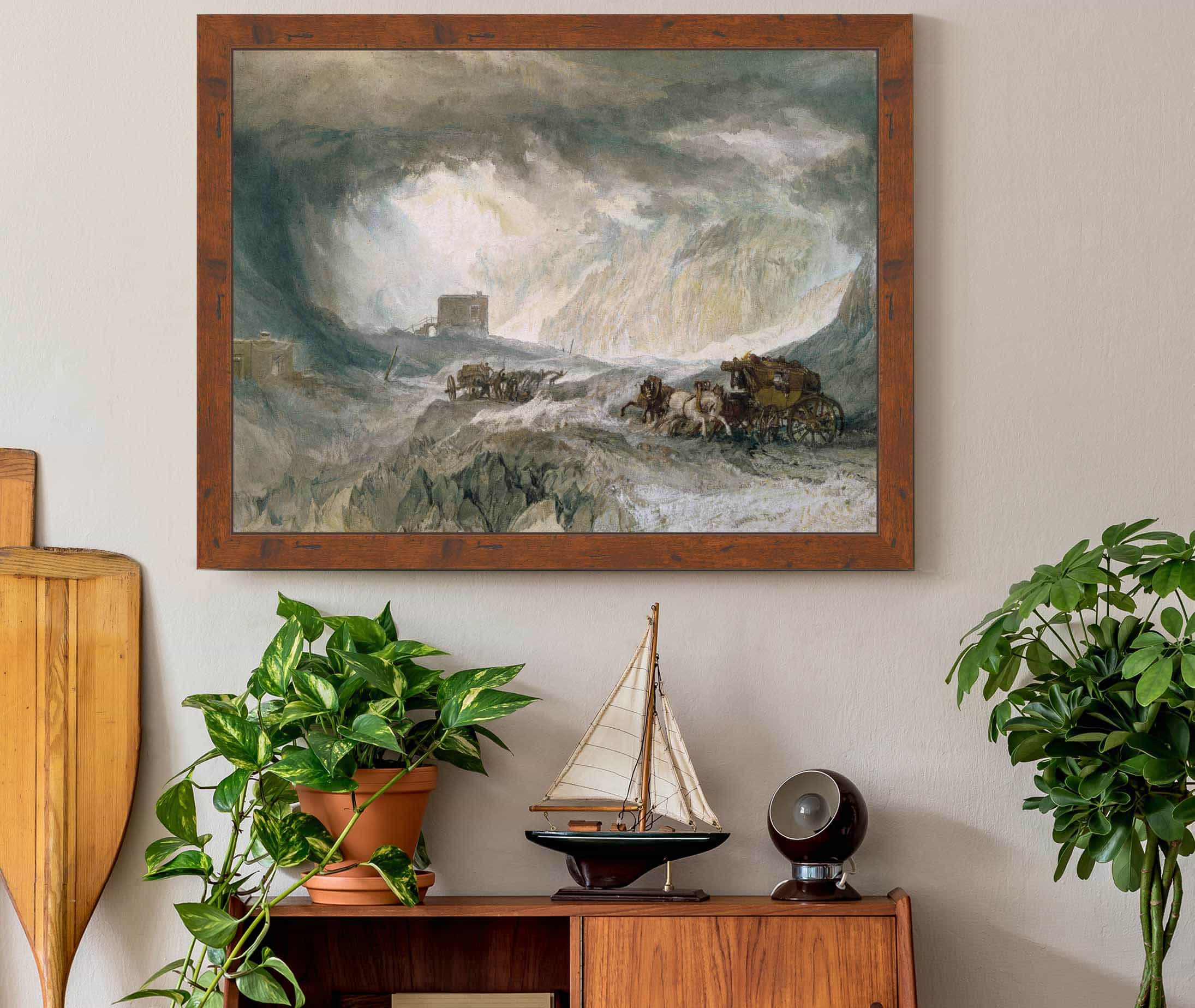 Snowstorm Mont Cenis by Joseph Mallord William Turner