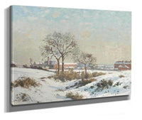 Snowy Landscape At South Norwood by Camille Pissarro