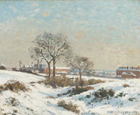 Snowy Landscape At South Norwood by Camille Pissarro