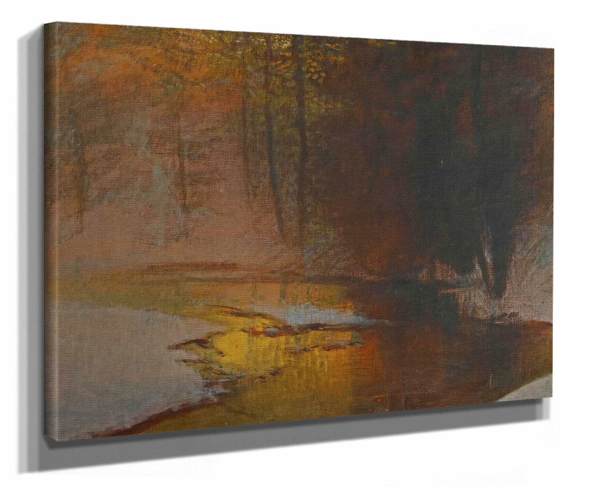 Snowy River At Sunset by Ladislav Mednyanszky