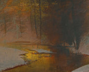 Snowy River At Sunset by Ladislav Mednyanszky