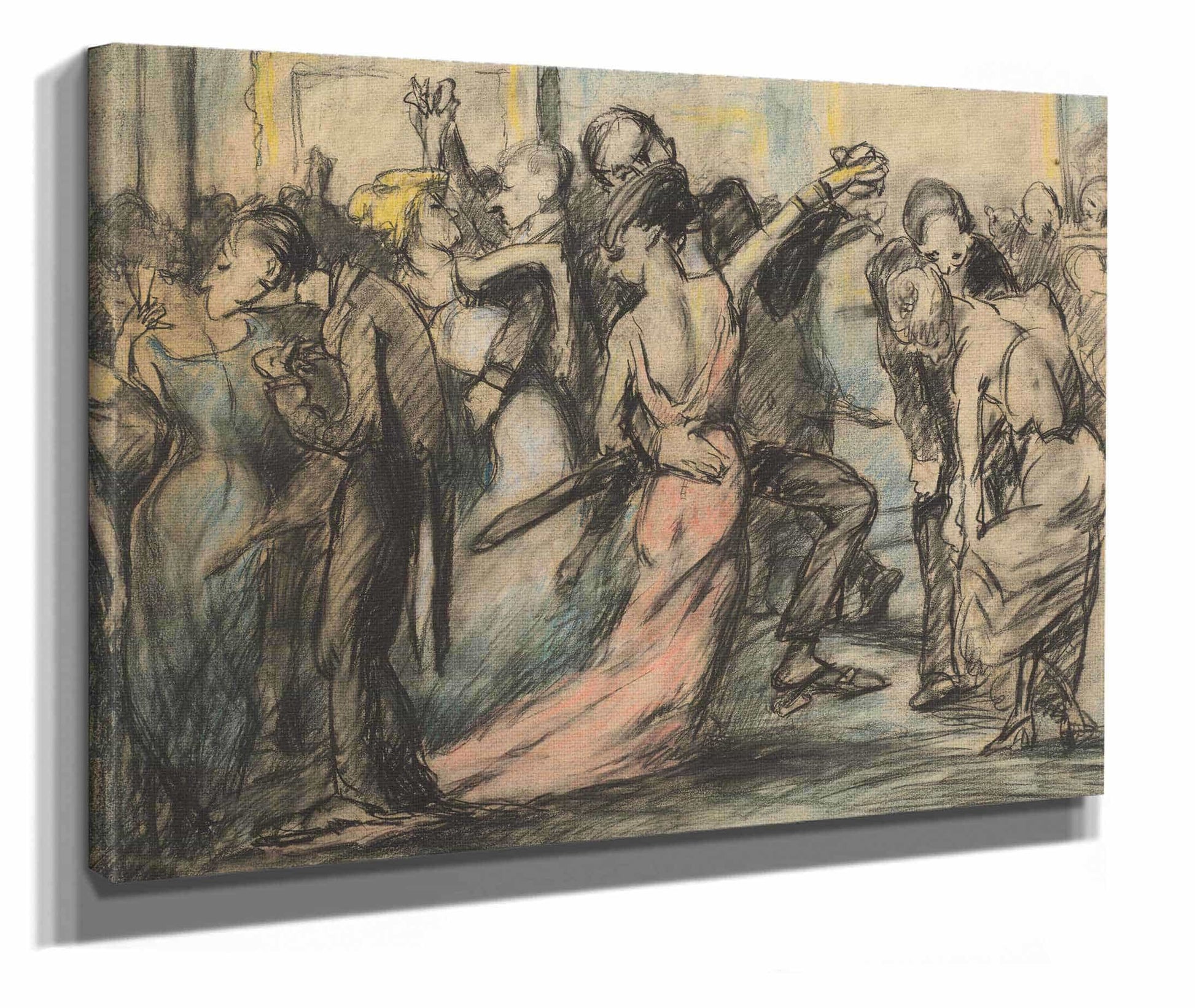 Society Ball Verso by George Wesley Bellows