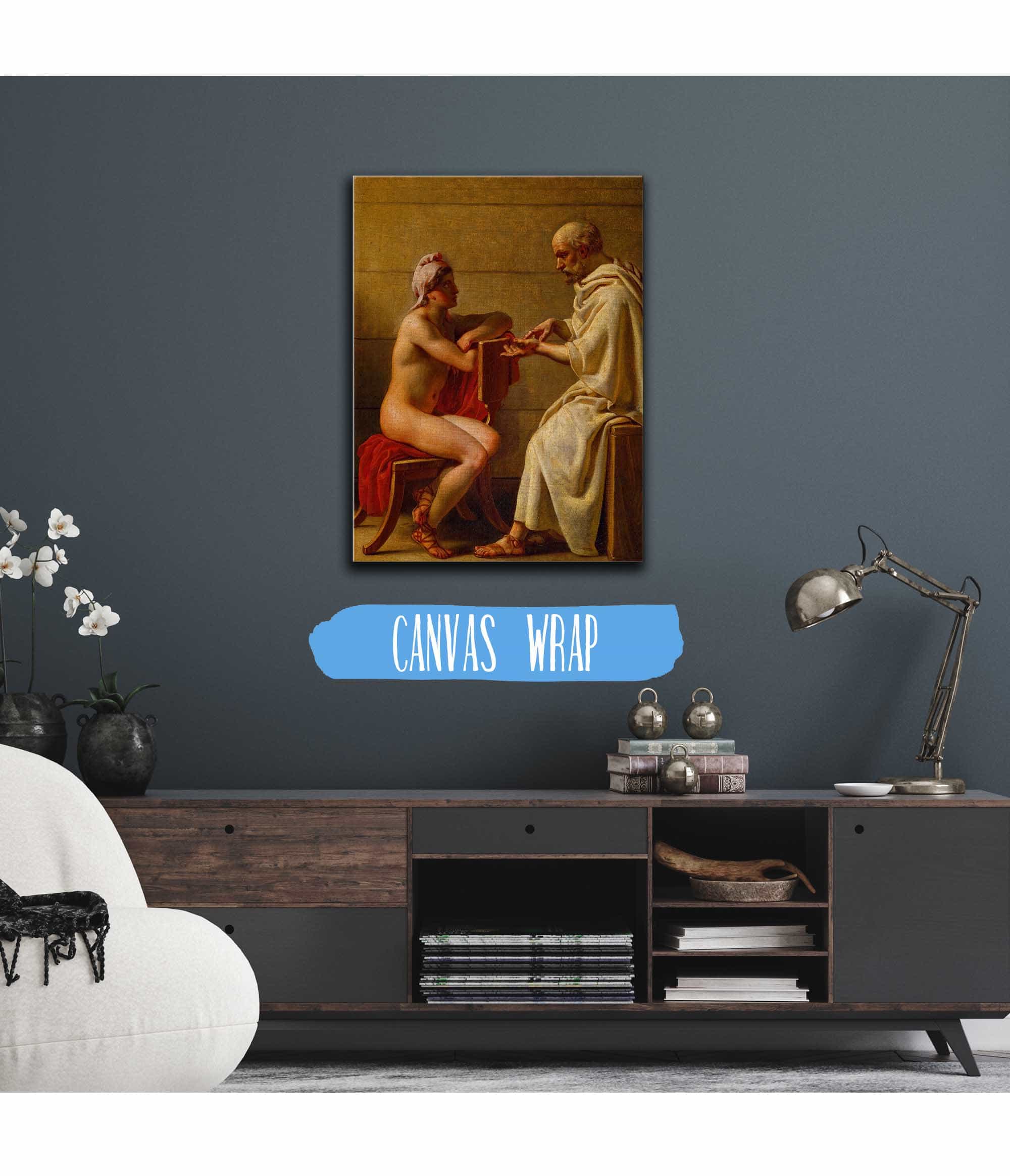 Socrates And Alcibiades by Christoffer Wilhelm Eckersberg